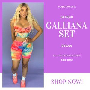 Galliana Set "Matching short set"